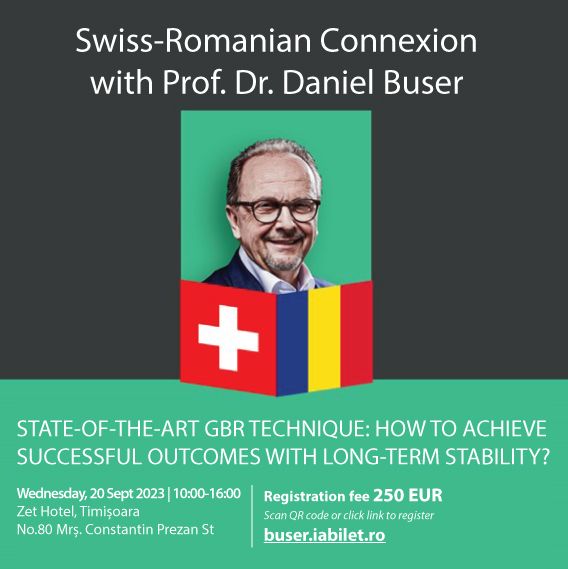 Timișoara: State of the Art GBR Technique: How to achieve successful outcomes with long term stability