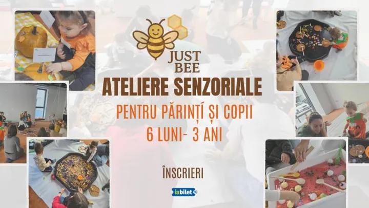 Hai la joacă senzorială cu Just Bee!