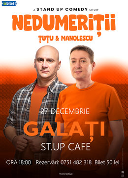 Galati: Stand-up Comedy - Dan Tutu si Cristi Manolescu - SHOW 2