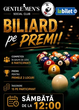 Timișoara: Biliard pe Premii – Competiție Bila 8