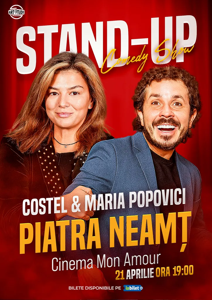 Piatra-Neamț: Costel și Maria Popovici - Stand Up Comedy Show
