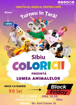Sibiu: Coloricii prezintă lumea animalelor