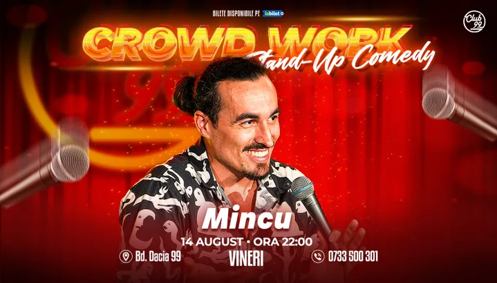 Crowd Work cu Mincu | Stand Up Comedy Show