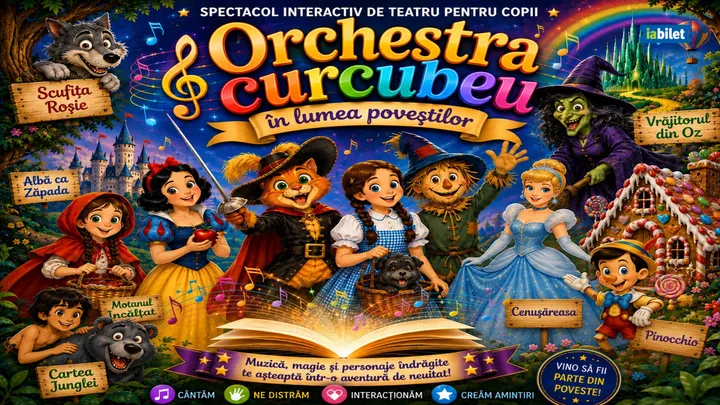 Vaslui: Orchestra Curcubeu în lumea poveștilor