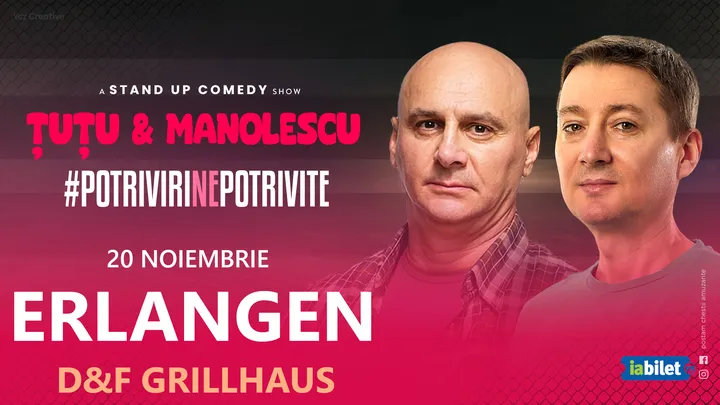 Erlangen: Stand-up Comedy - Dan Tutu si Cristi Manolescu