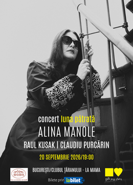 Concert Alina Manole Trio/Luna Pătrată