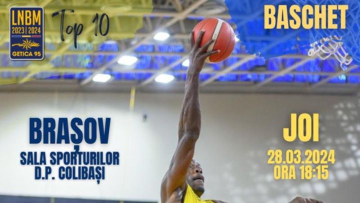 Brasov: Baschet  Corona Brașov - CSM Târgu Mureș