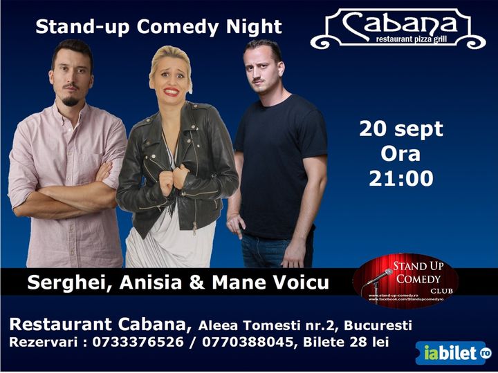 Stand Up Comedy cu Anisia Gafton, Serghei & Mane Voicu