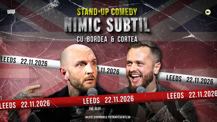 Leeds: Bordea & Cortea | The Glee | Nimic Subtil | 22.11.2026