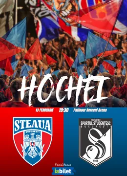 Hochei: CSA Steaua București - Sportul Studențesc |13 februarie