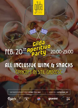 Gilda Aperitivo Party - în stil Grecesc