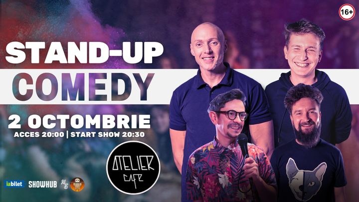 Cluj: Stand-Up Comedy Show | @Atelier Cafe Cluj