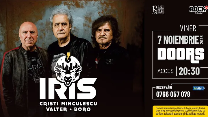 Constanța: Concert Caritabil Iris - Cristi Minculescu, Valter