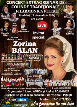 Pitesti: Concert extraordinar de colinde traditionale romanesti „La ferestră de om bun”