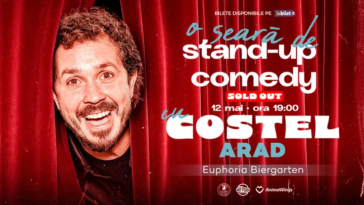 Arad: O seara de stand up comedy cu Costel