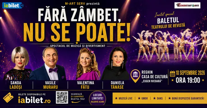 Reghin: Fara zambet, nu se poate!