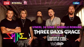 Three Days Grace, Lacuna Coil & Black Gold la Arenele Romane