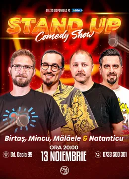 Stand-up Comedy cu Birtaș, Mincu, Mălăele & Natanticu la Club 99