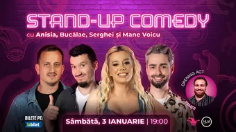 The Fool: Stand-up comedy cu Bucălae, Mane Voicu, Anisia și Serghei
