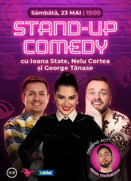 The Fool: Stand-up comedy cu Nelu Cortea, Ioana State și George Tănase