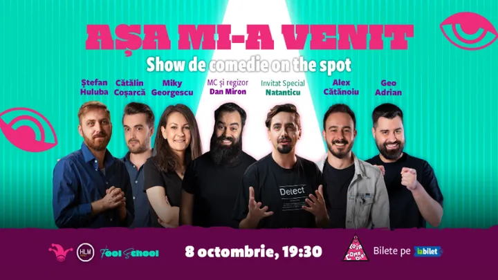 The Fool: Așa mi-a venit! | Show de comedie on the spot pe terasă