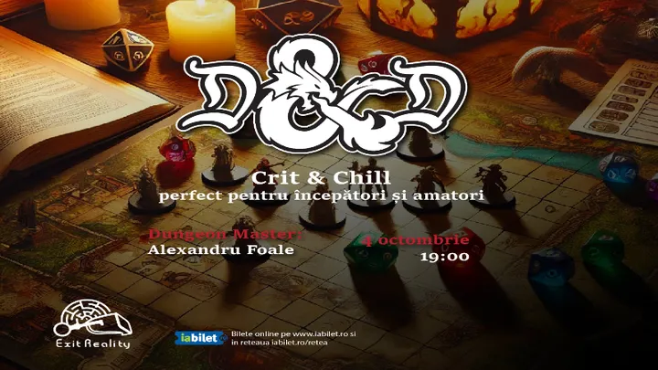 Timisoara: Crit & Chill – Sesiuni de D&D pentru începători & amatori