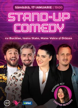 The Fool: Stand-up comedy cu Bucălae, Ioana State, Mane Voicu și Drăcea