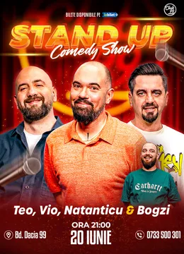 Stand-up Comedy cu Teo, Vio, Natanticu - Bogzi la Club 99
