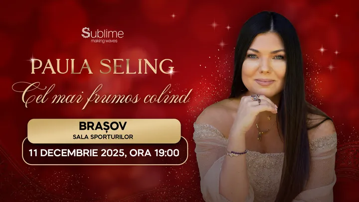 Brasov: Paula Seling - “Cel mai frumos colind”