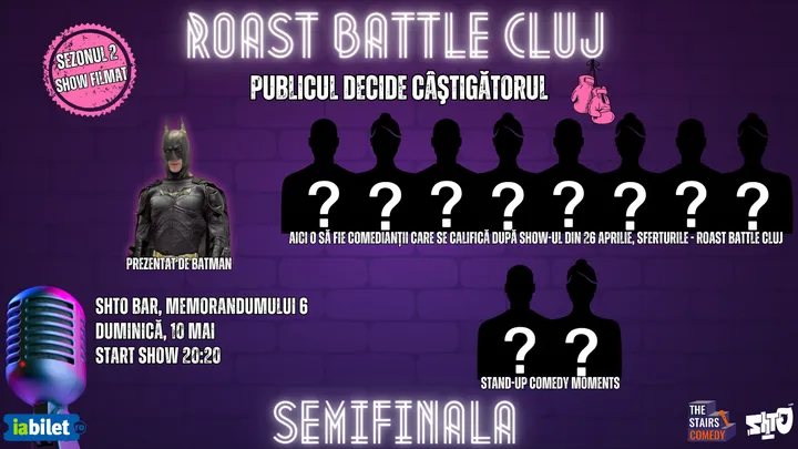 Cluj-Napoca: Roast Battle Cluj | Stand-up Comedy Show | Semifinala | Publicul decide câștigătorul!