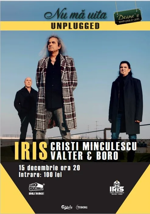 Brasov: Concert IRIS (Cristi Minculescu, Valter & Boro)