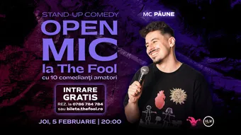 The Fool: Open Mic MC Florentin Păune