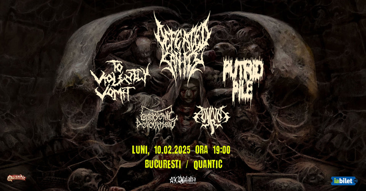 Defeated Sanity, To Violently Vomit, Putrid Pile, Asylum, and Embryonic Devourment.