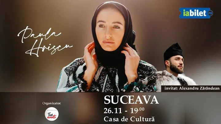 Suceava: Concert de colinde Paula Hriscu: M-o trimis mama la capre!