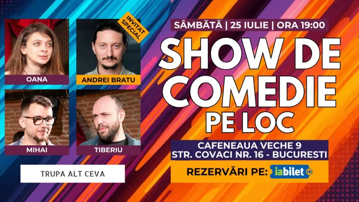 Show de comedie pe loc - Alt Ceva la Cafeneaua Veche 9