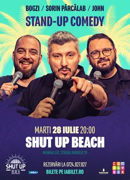Constanța: Stand-up comedy cu Sorin Pârcălab, John și Bogzi