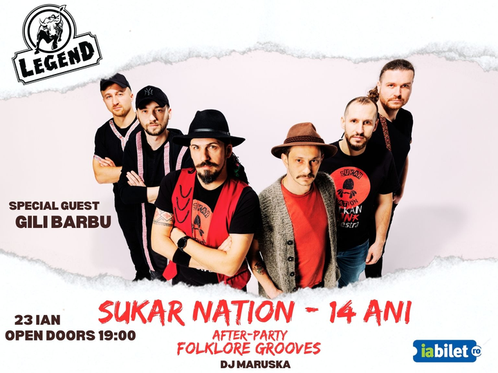 Iași: Sukar Nation - Balkan Punk Orchestra - Aniversare 14 Ani