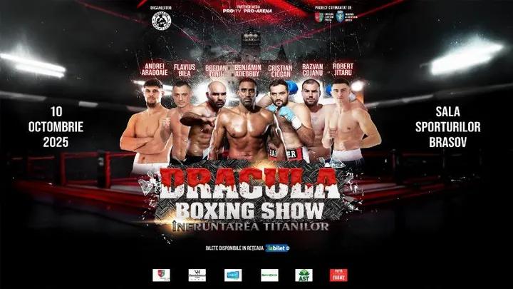 Brașov: Dracula Boxing Show 2025 @ Înfruntarea Titanilor