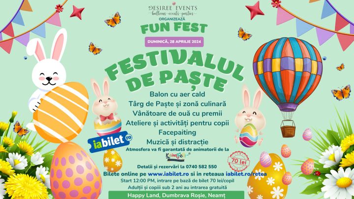 Dumbrava Rosie: Fun Fest - Festivalul de Paște