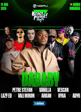 Nibiru: Beach, Please! Party (14 August) feat. DaBaby