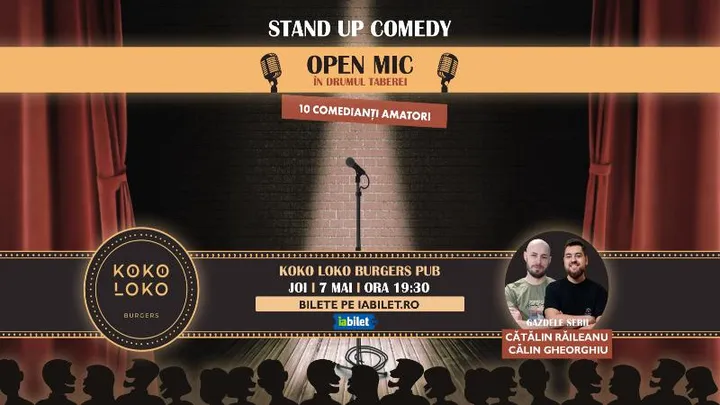 Seară de comedie la Koko Loko cu Călin Gheorghiu și Cătălin Răileanu