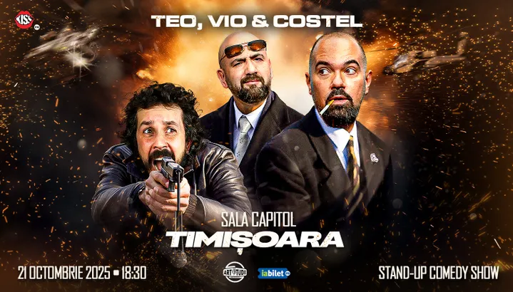 Timisoara: SHOW 1 - Teo, Vio și Costel - Stand Up Comedy Show