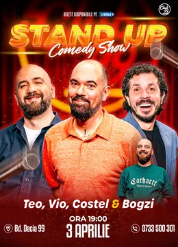 Stand-up Comedy cu Teo, Vio, Costel - Bogzi la Club 99