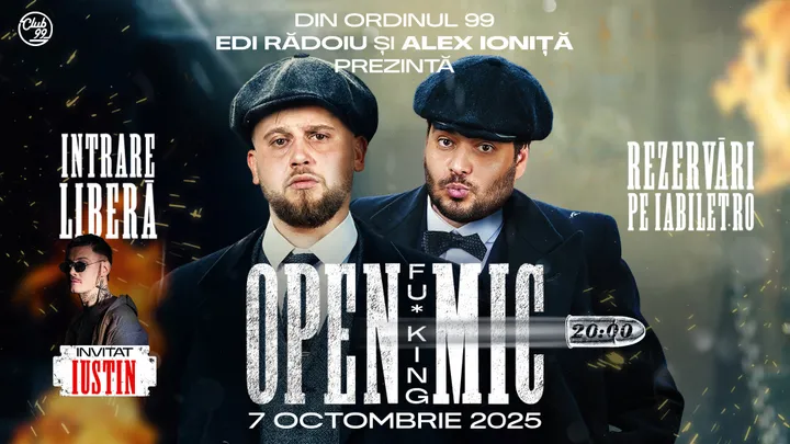 Open F***ing Mic cu Edi Rădoiu și Alex Ioniță | Comedy Show la Club 99