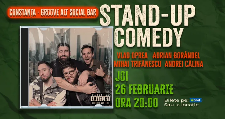 Constanța | Stand-up Comedy cu Oprea, Borândel, Trifănescu și Călina