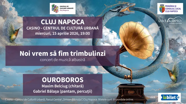 Cluj-Napoca: Noi vrem să fim trimbulinzi. Concert Maxim Belciug și Gabriel Bălașa