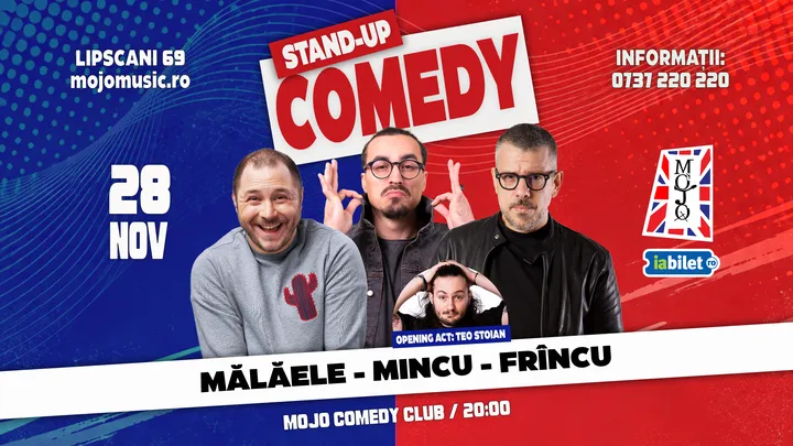Stand-up comedy cu Mălăele, Mincu și Frîncu