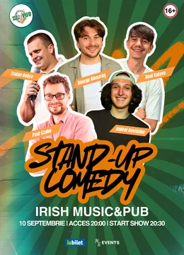 Cluj-Napoca: Stand-Up Comedy cu Dobra, Szabo, Beni, George și Havriciuc