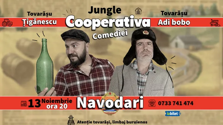 Navodari: Cooperativa Comediei cu Ionuț Țigănescu și Adi Bobo