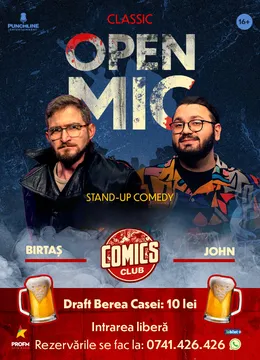 Stand-up Comedy OpenMic la ComicsClub